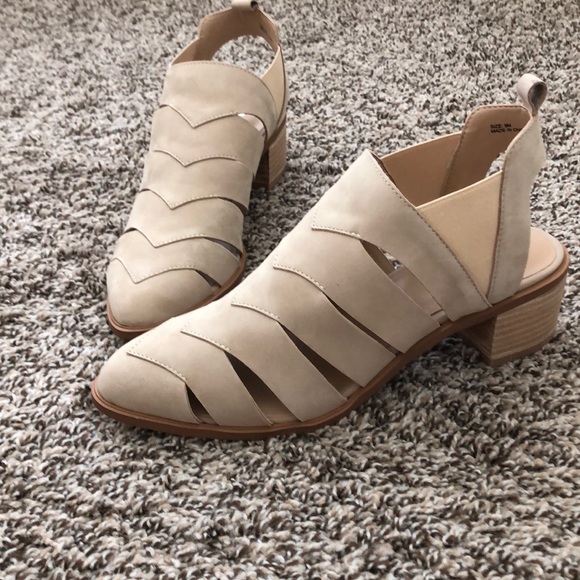Anthropologie Cut Out Ankle Boots - Picture 2 of 6